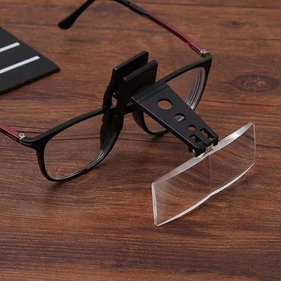 3 Sets Non-Electric Magnifying Glass with Glasses Mount for Surgery Hobby Office Home