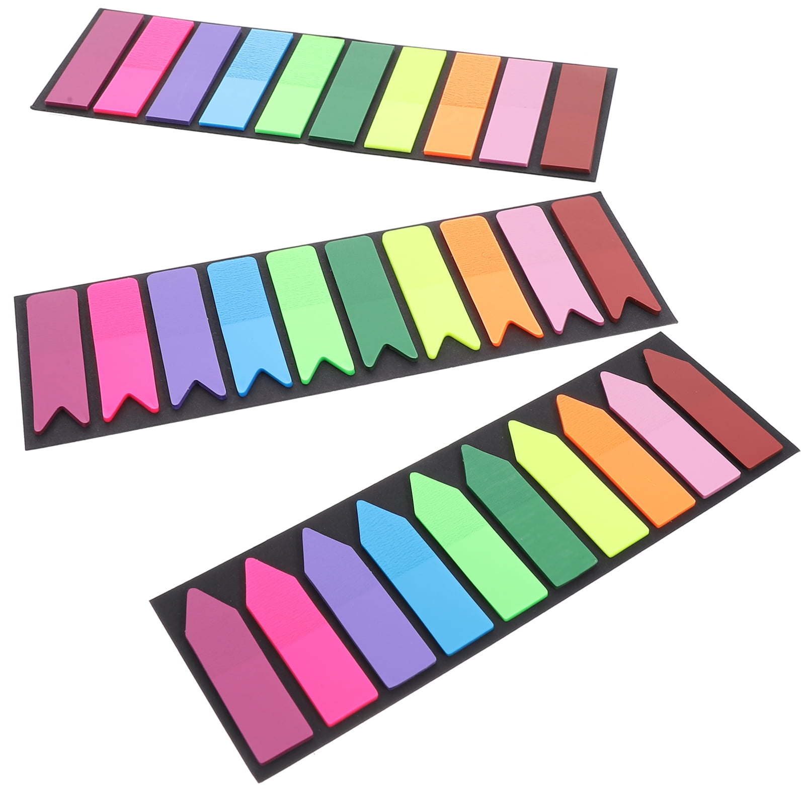 3 Sets Note Index Stickers Waterproof Label Classification Sticky Notes