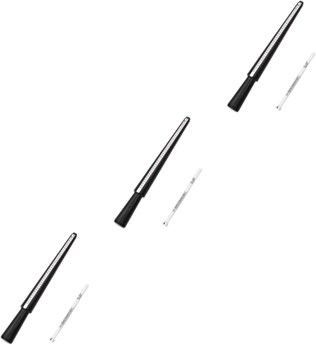3 Sets Ring Measurement Marked Ring Mandrel Ring Size Measuring Stick