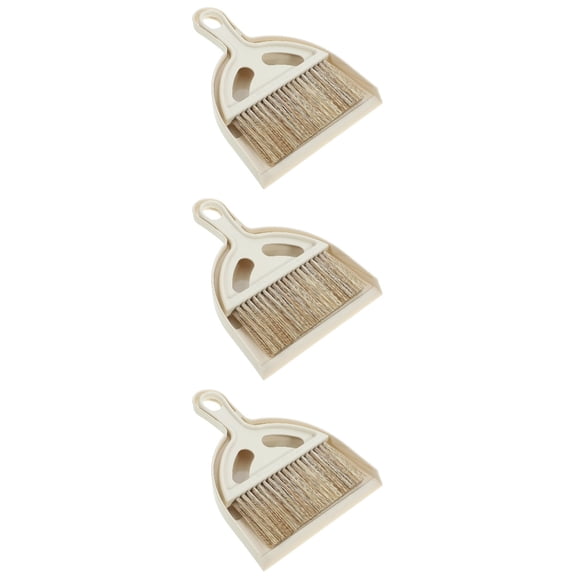 3 Sets Mini Scrubbing Cleaning Brushes with Easy Storage for Household, Kitchen, Bathroom, and Car Cleaning