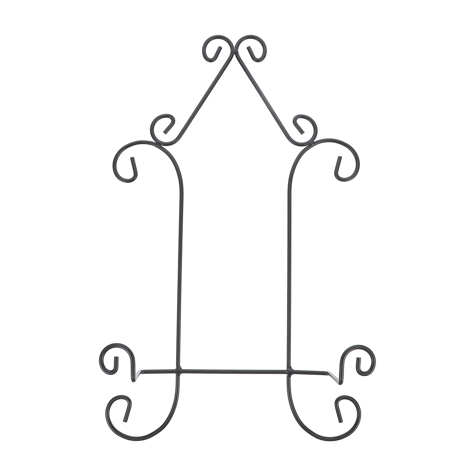 Hanging Sign Rack 3 Sets Sign Wrought Iron Hanging Rack Industrial Decor Plate Storage ...