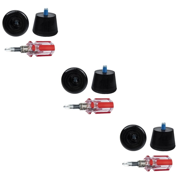 RENACLIPY Roller Skate Toe Stops Replacement 3 Sets and Resistant for Inline and Quad Skates