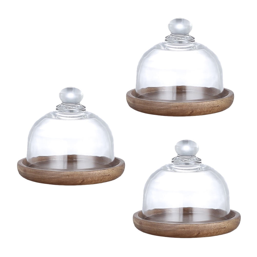 Coffee Glass Dessert Plate and Storage Tray Made of Premium Glass for Parties Weddings Birthdays 13.5 Inch