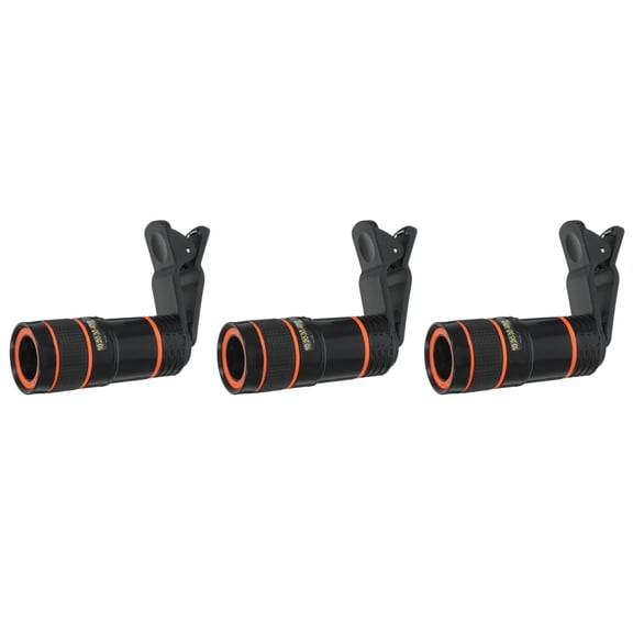 3 Sets Tabletop Scope Phone Lens Telescope Mobile