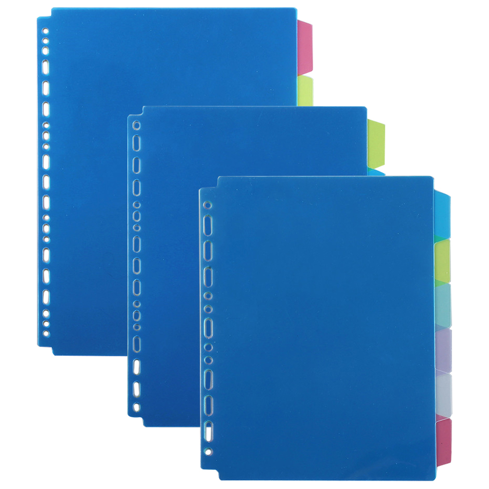 3 Sets Tabs Binder Dividers Notepad Binder Dividers Tabs Looseleaf Page Markers