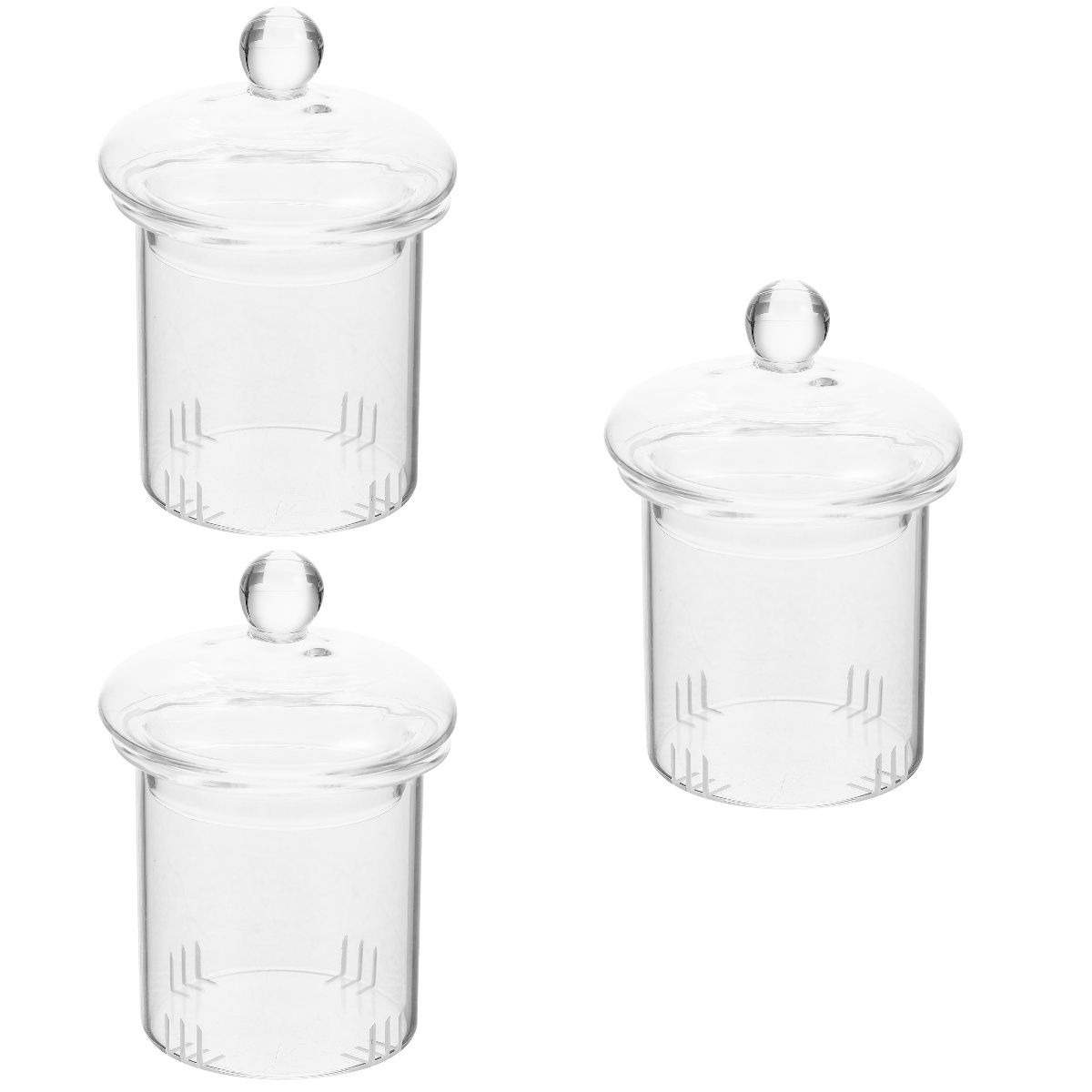 3 Sets Teapot Filter Infuser for Loose Strainer Leaf Steeper with Clear