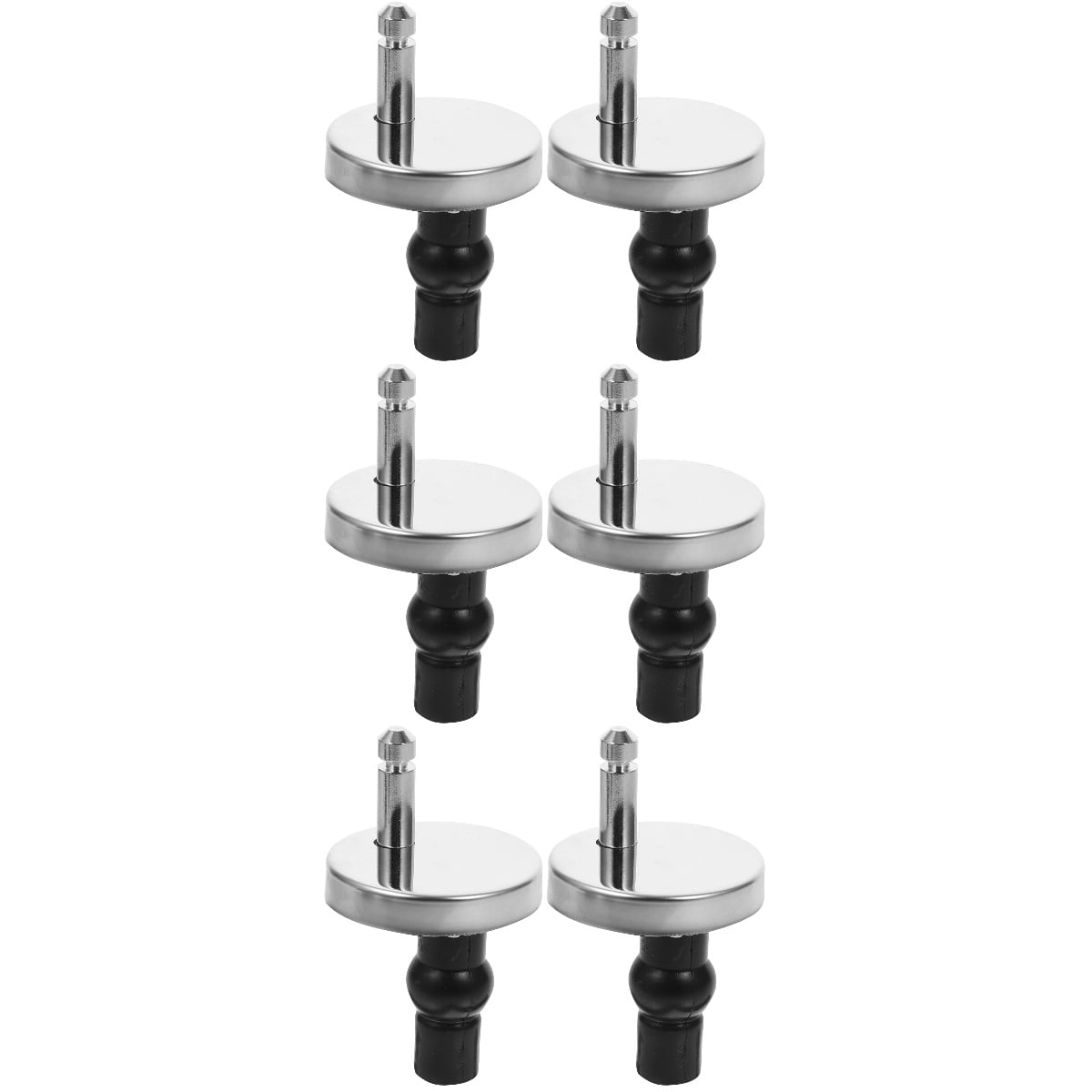 3 Sets Toilet Screw Expanding Rubber Bolts Hinge Fixing Screws Seat