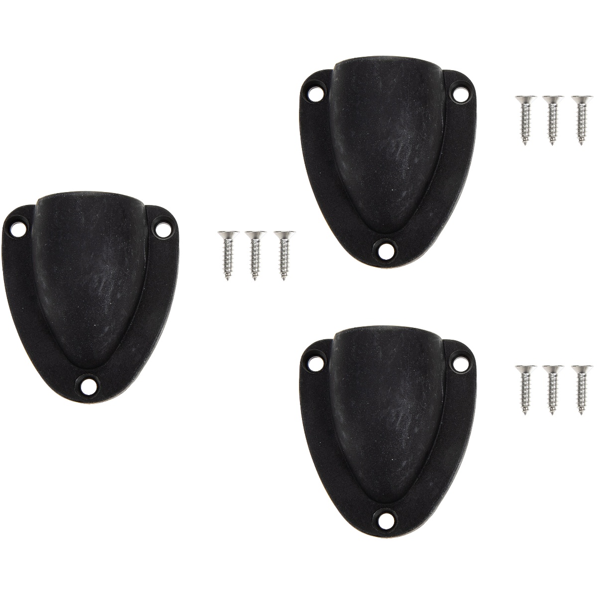 3 Sets Transducer Cable Cover Marine Wire Grommet Vent Major