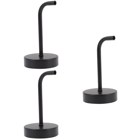 3 Sets Wall Light Swing Arm Lamp Black Pendant Light Wall Lamp Stand Lamp Pole Wall Lamp Accessories Wrought Iron Metal