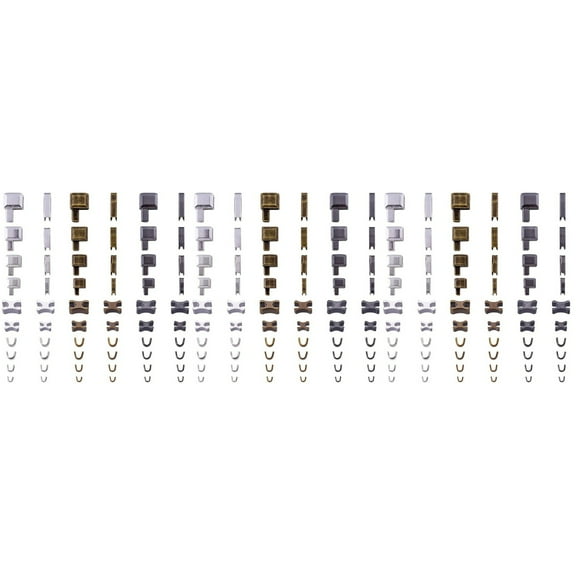 3 Sets Zipper Teeth Repair Kit Zipper Socket Set Zipper Repair Tools 0.5X1X1.6CM