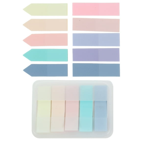 3 Sets of Convenient Sticky Tabs Portable Page Markers Household Sticky Flags