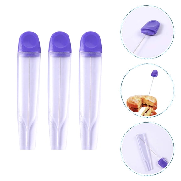 3 Sets of Metal Cake Tester Baking Cake Testers Reusable Cake Probes Bakery Tools