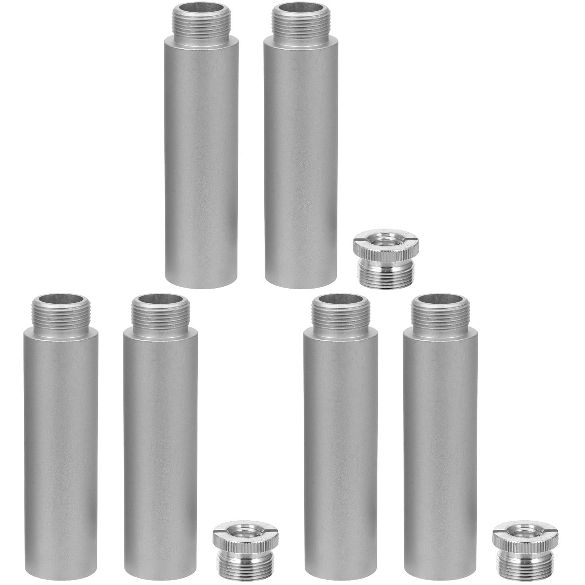 3 Sets of Mic Stands Extension Tube Mic Adapter Kit Microphone