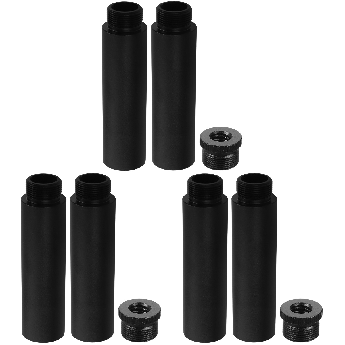 3 Sets of Microphone Stand Extender Mic Extension Microphone Arm Stand