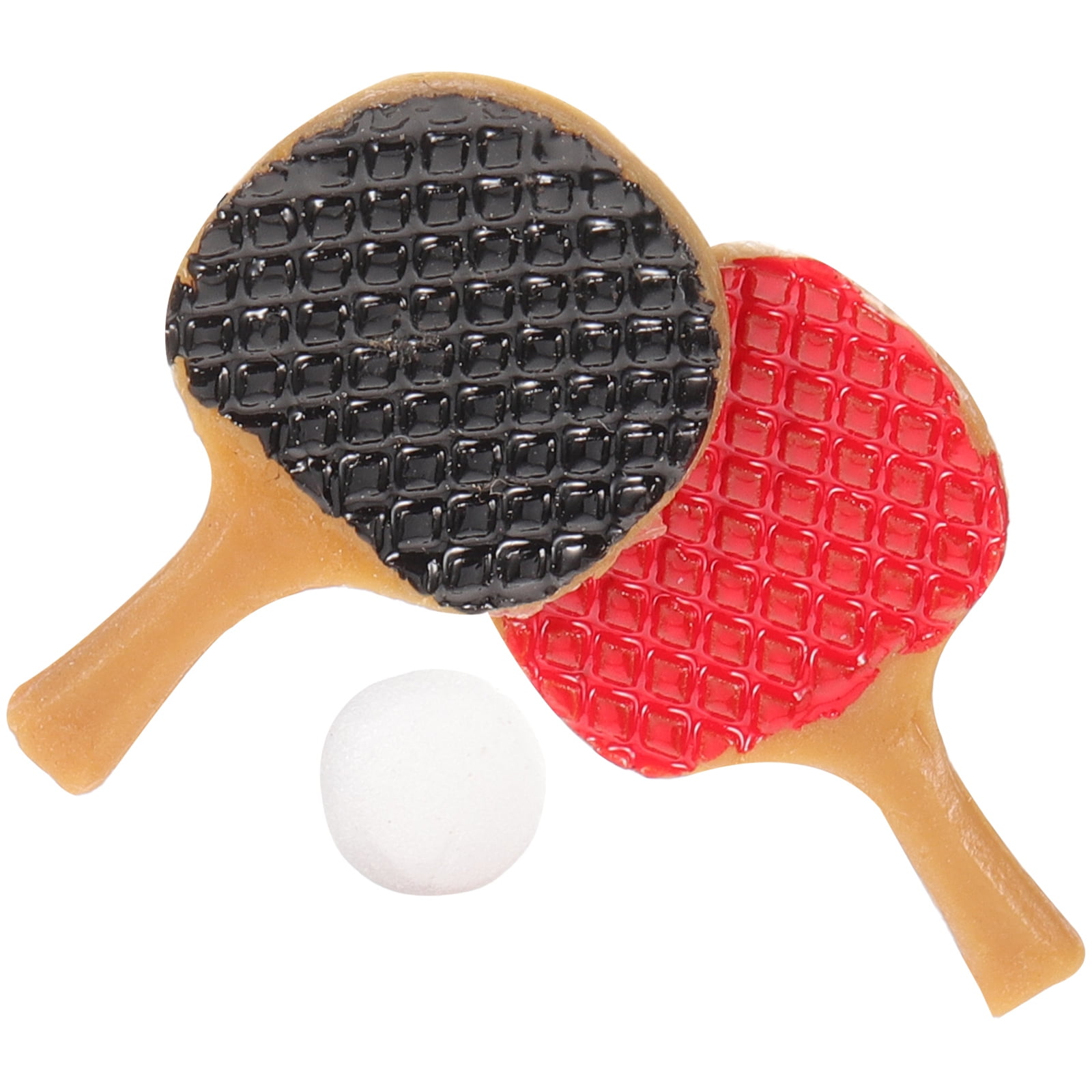 3 Sets of Mini House Sports Equipment Model Tiny Table Tennis Balls