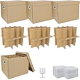 thumbnail image 1 of 3 Sets-two layer Corrugated Packing Boxes with Divider Kits, 1 of 7