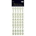 thumbnail image 1 of 3 Sheet Olive Rhinestone Number Stickers For Crafts Making, 1 of 1