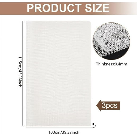 3 Sheets Book Binding Cloth 45x39" Cotton Gauze Fabric Bookbinding Supplies Book Repair Cloth