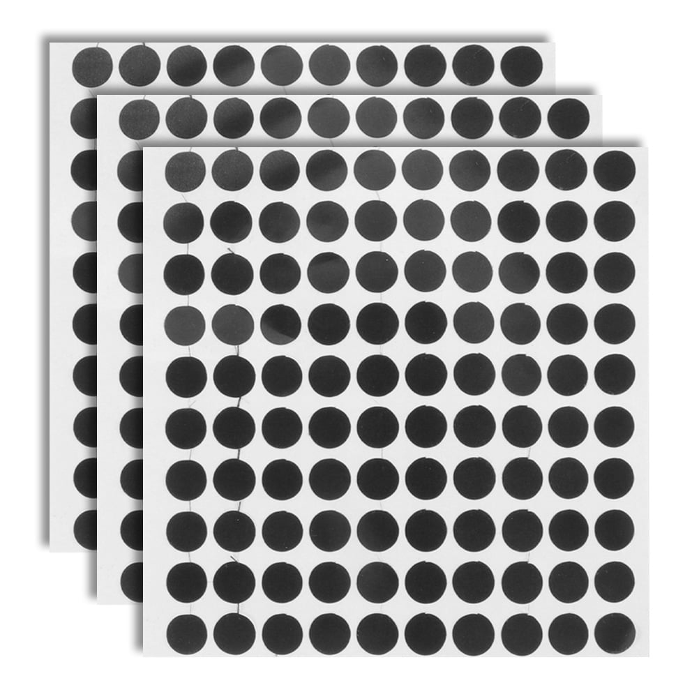 3 Sheets Stickers Clubs Pool Tables Black Spots Snooker Dot Markers