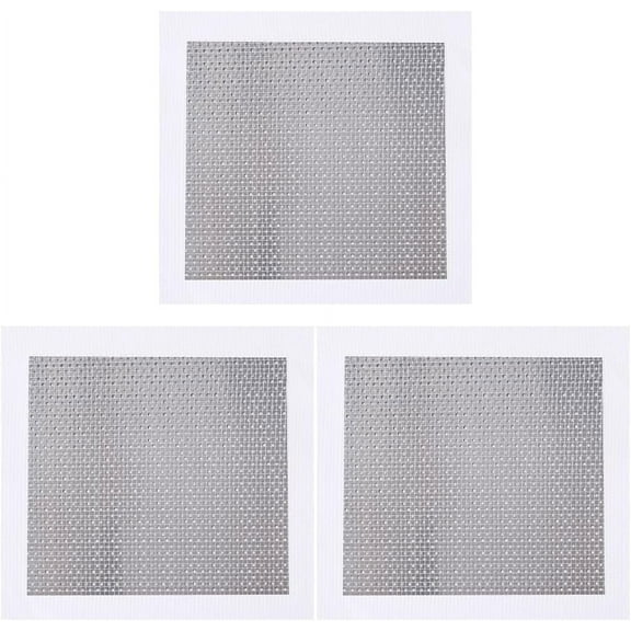 3 Sheets Wall Repair Patch Aluminum Drywall Repair Large Hole Patch Cover with Self-Adhesive Mesh Metal Quickly Repair