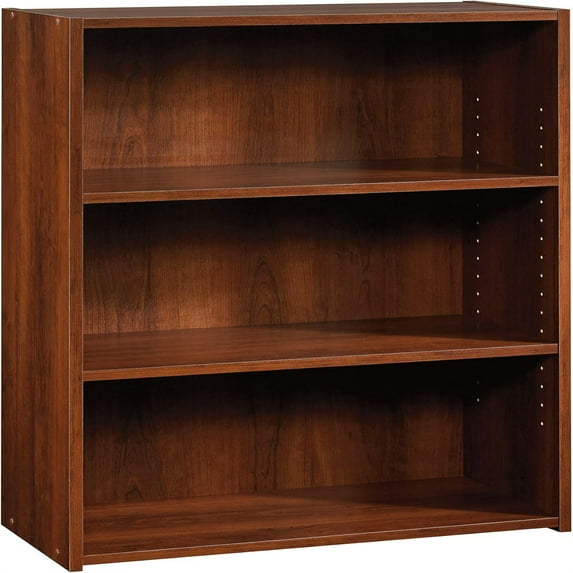 3-Shelf Bookcase, Bookshelf with Adjustable Storage Shelves