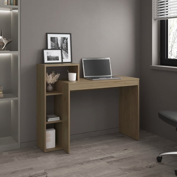 3-Shelf Desk for Creative Work / Keeps Space Organized