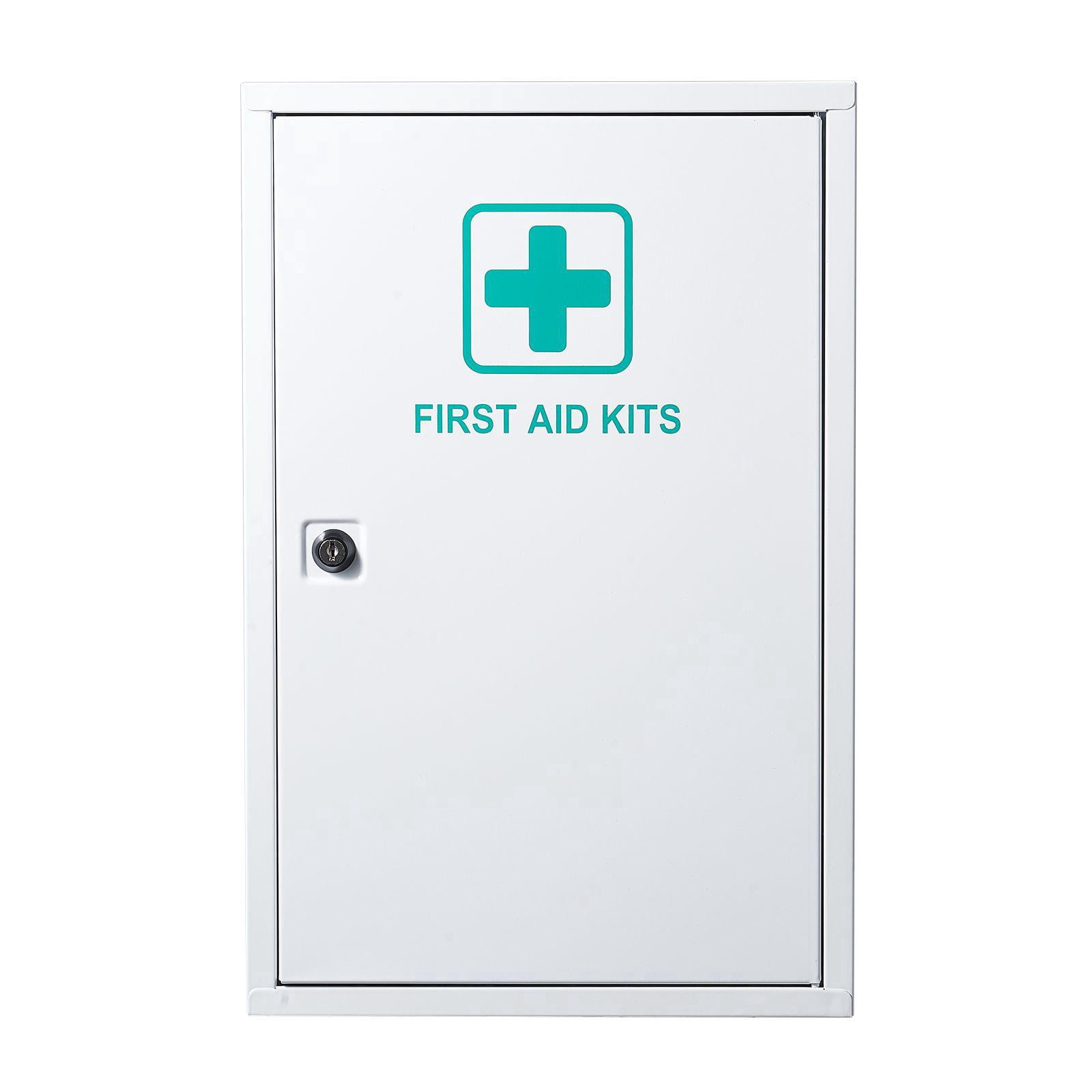 3 Shelf First Aid Cabinet Wall Mounted 1000 Pieces Large Capacity Industrial Emergency Metal Med Box OSHA ANSI 2015 Class A for Business Worksite