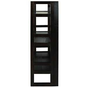 Casual Home 3-Shelf Folding Student Bookcase, Espresso