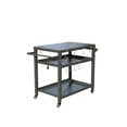 thumbnail image 1 of 3-Shelf Outdoor Grill Table, Grill Cart Outdoor with Wheels, Pizza Oven and Food Prep Table, Blackstone Table with Stainless Steel Tabletop, Grill Stand for Blackstone Griddle for Outside BBQ, 1 of 7