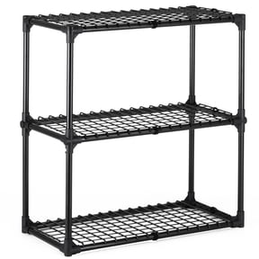 3-Shelf Wire Rack with Cover (1 Pack)