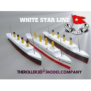 3 Ship Bundle 1Ft RMS Titanic HMHS Britannic RMS Olympic plus Iceberg and Mines, Shop Special*