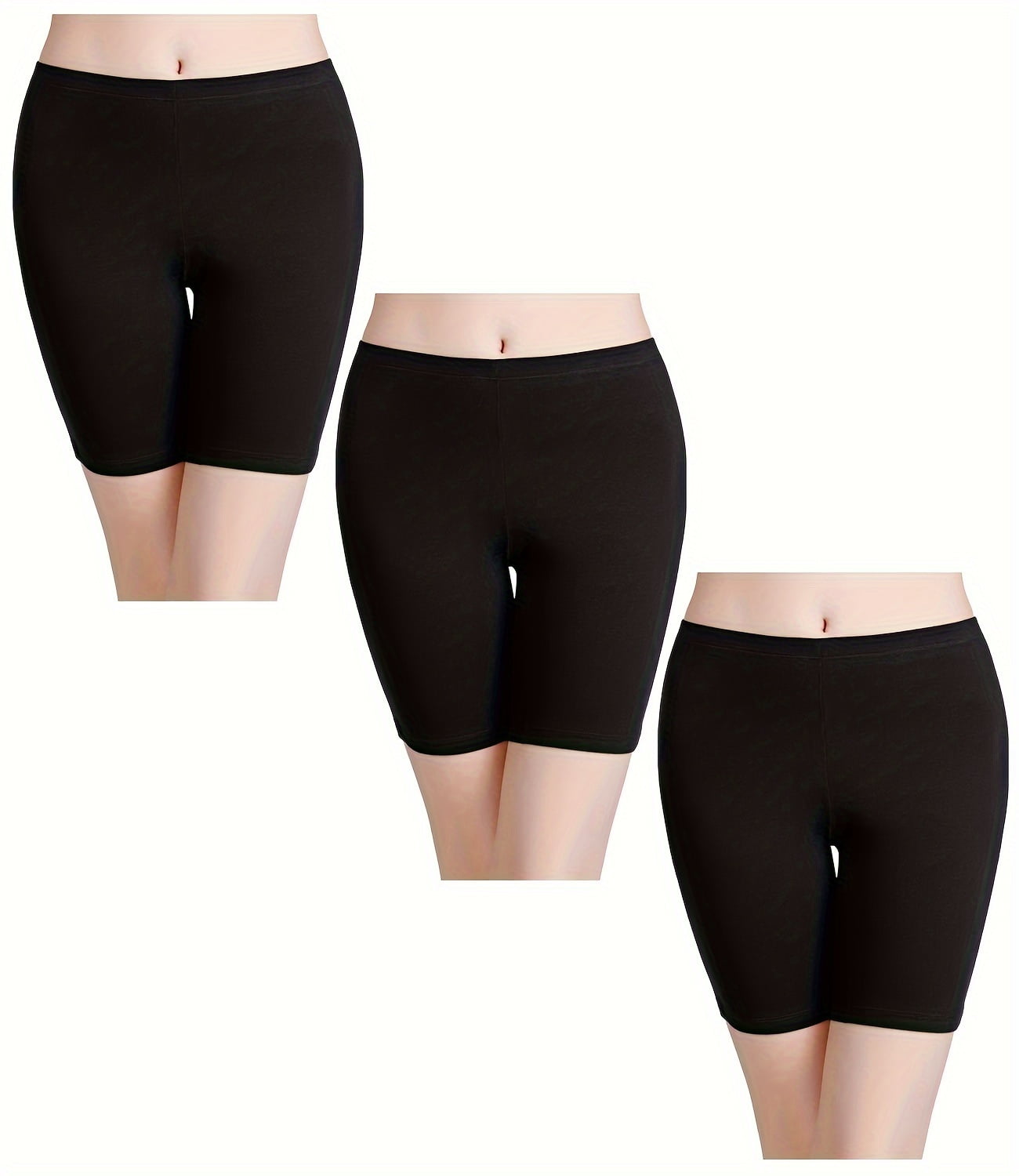3 Shorts and Leggings Boxer Breathable High Waist Antibacterial Mens