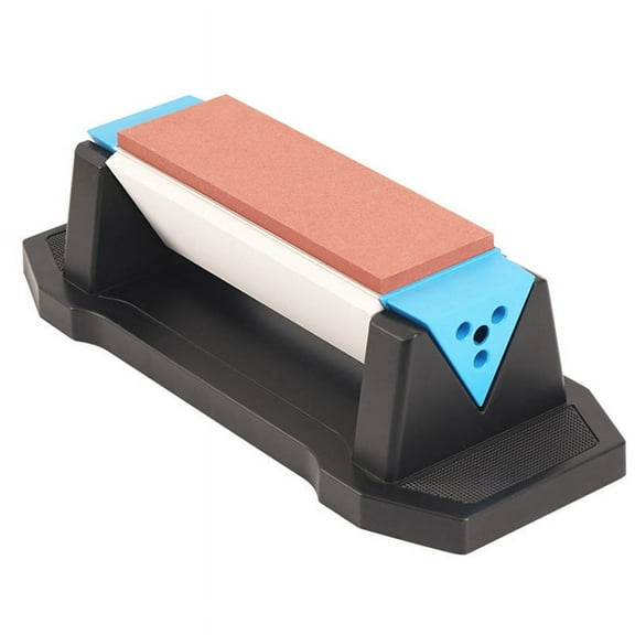 3 Side 400/1000/3000 Grit Premium Ceramic Whetstone Knife Sharpener Stone with Edge Grip Holder and Non-Slip Base
