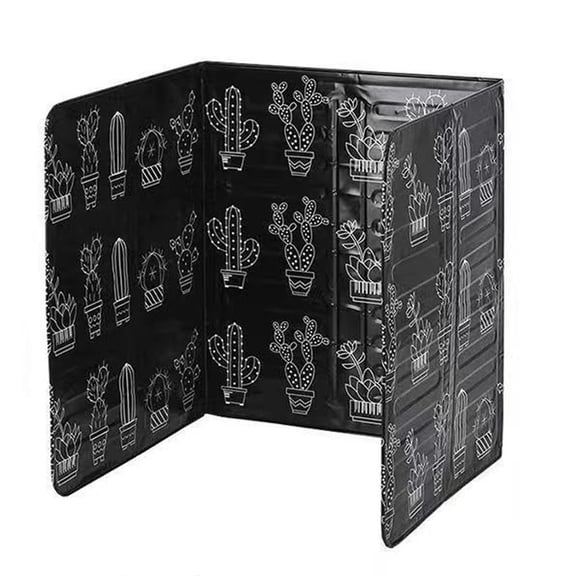 3-Sided Foldable Aluminum Foil Splatter Guard - Oil-Proof Stove Top Baffle for Kitchen, Heat-Resistant & Easy-Clean