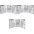 thumbnail image 1 of 3 Sided Splatter Guard for Stove Top, Foldable Stainless Steel Oil Splatter Screens for Frying, Oil Splash Insulation Board, Nonstick Stove Splash Guard for Cooking, Kitchen Tool Guard, Oil Splash, 1 of 9