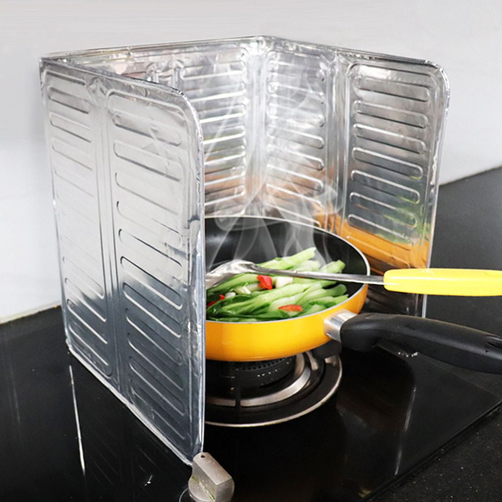Nordic High Temperature Resistance Kitchen Stove Splash Guard Aluminium  Foil Plate Gas Stove Oil Splatter Induction Cooker Cooktops Screens Cooking  Frying Insulate Splash Proof Baffle