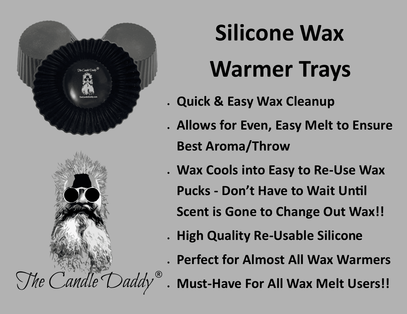 (3) Silicone Wax Warmer Liners ReUsuable Must Have for All Wax Melt Users!!!