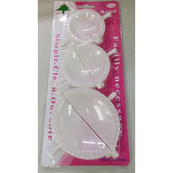 3 Size Dough Press Chinese Dumpling Making Maker Mold Shape Tool Pie Us Stock