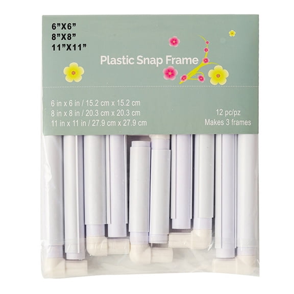 3 Size Embroidery Frame Square Embroidery Hoop Clip Frame Crosses Stitching Hoop Easy to Use for Embroidery Project