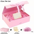 thumbnail image 1 of 3 Sizes Available Luxury Magnetic Gift Box With Lid Ribbon Lafite Grass Greeting Card Valentine's Day Gift Packaging Box, 1 of 9