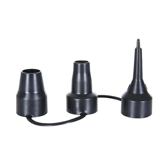 3 Sizes Black Air Pump Replacement Nozzles,Plastic Pump Nozzles,Inflatable Pump Nozzles Head,Air Pump Inflator Adaptor Accessory for Partial Air Bed,Air Mattress Air Mattresses/Accessorie(Z1-Black)