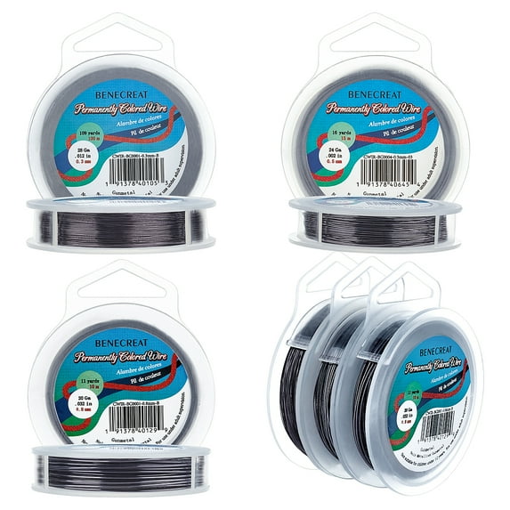 3 Sizes Round Copper Craft Wire Mixed Color Round Copper Craft Wire ...