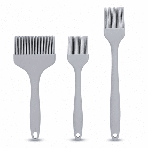 3 Sizes Silicone Basting Brush, Extra Large Heat Resistant Pastry Brush ...