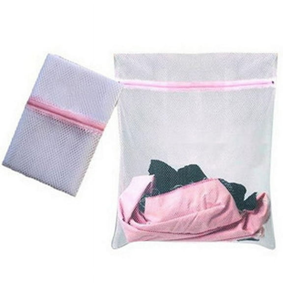 3 Sizes Underwear Aid Socks Lingerie Laundry Washing Machine Mesh Bag L(One Size,White)