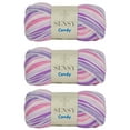 thumbnail image 1 of 3 Skeins of Sensy Candy Yarn, 3.5 oz, 251 Yards, Multicolor Yarn for Crocheting and Knitting, Craft Yarn, Gauge 3 Light (5434), 1 of 8