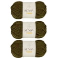 thumbnail image 1 of 3 Skeins of Sensy Tweed Yarn, 3.5 oz, 214 Yards, Gauge 4 Medium (Forest Green), 1 of 8