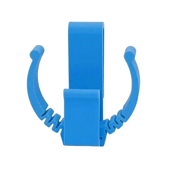 3" Sky-Blue Dip Can Visor Clip, 3D-Printed Car Interior Holder, Universal Lightweight Organizer, Road-Ready Secure Fit, Durable Plastic, A Storage Box