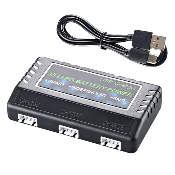 3-Slot 11.1V Battery Charger For Remote Drones Car Remote Control Models
