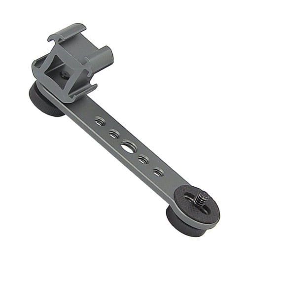3 Slot Camera Shoe Mount Aluminum Extension Arm For Multiple Accessory Setups Universally 1/4 & 3/8 Screw Thread