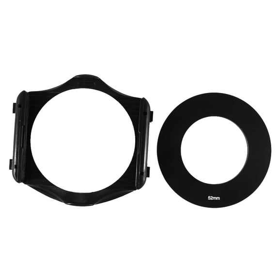 3-Slot Filter Holder + 52mm Aluminum Adapter Ring for Cokin P Series DSLR
